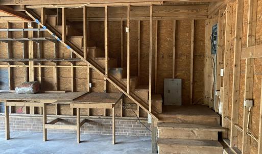 Staircase in Garage