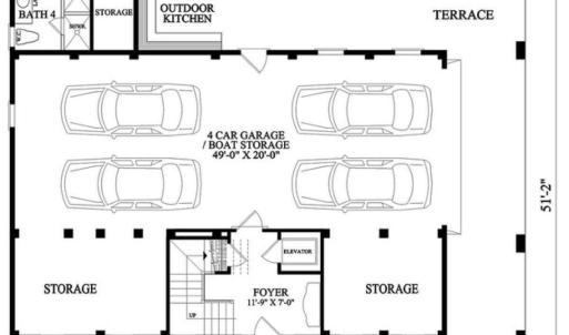 Coastal Plan garage