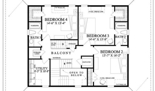 coastal plan top floor