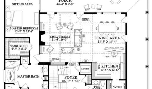 coast plan main floor