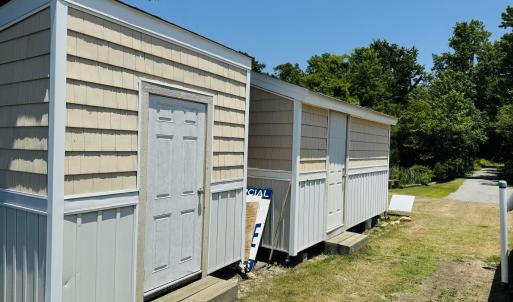 Two sheds convey
