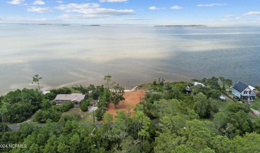 Aerial View of Cedar Island Bay