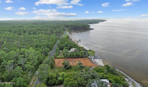 View toward Cedar Island Village