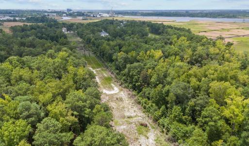 Palmetto Easement towards dowtown with r