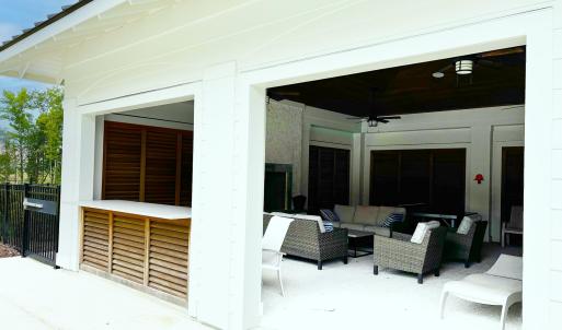 ping pong fireplace at club