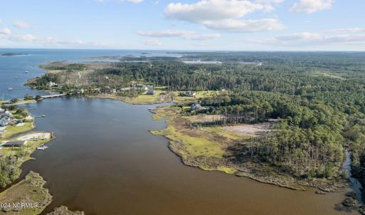 View of creek, bay and sound