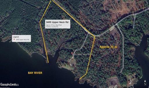 2455 Upper Neck, Approx Lot Lines