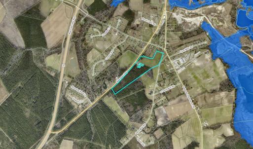 Tax Aerial showing Flood Zones