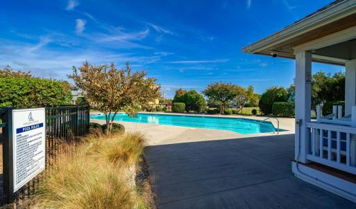 Community clubhouse and pool
