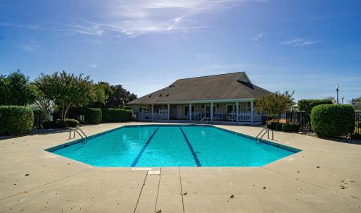 Community clubhouse and pool