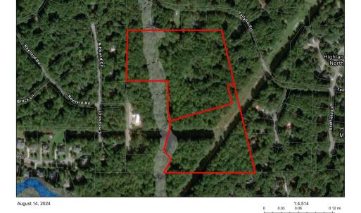 Tallyho Trl - Carrboro_GIS_-_sat_image_c