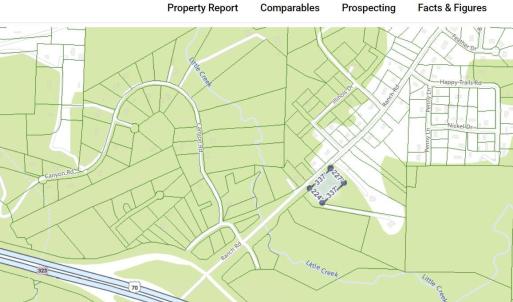 797 Ranch Rd Clayton. Parcel Map - AKA L
