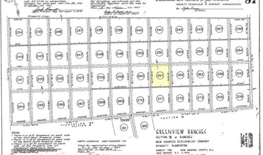 261 Greenview Ranches Plat Map Screensho