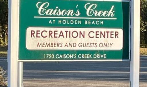 Rec Center sign