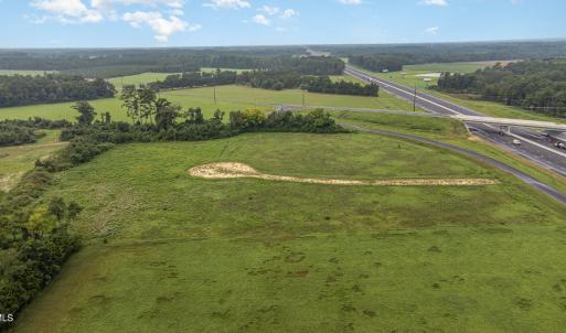 View from the north of all 4 lots