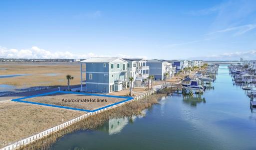 Lot 62, look down canal towards OIB w ap