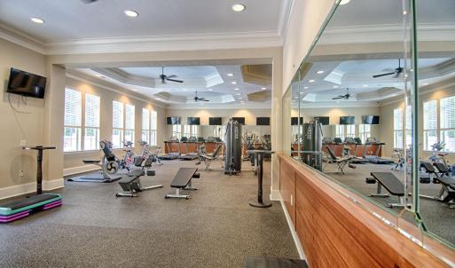 Large fitness room