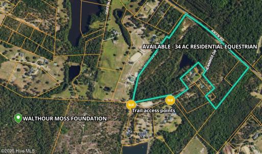 34 Ac Aiken Rd bdry:trail pts