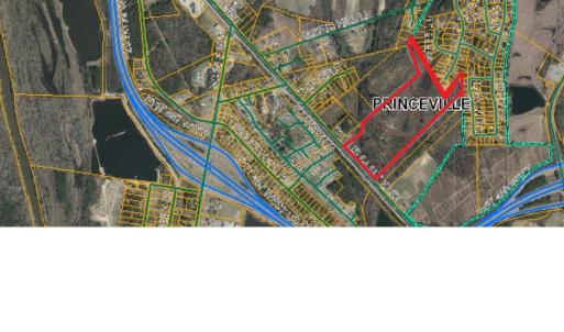 Map Parcel Outline of US 64 Alt E