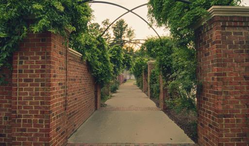 Lovely brick walk ways