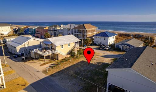 Second row lot in Atlantic Beach