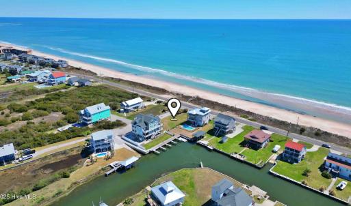 Aerial View with Atlantic Ocean