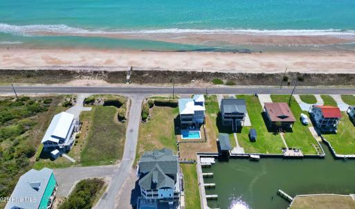 Overhead View with Atlantic Ocean