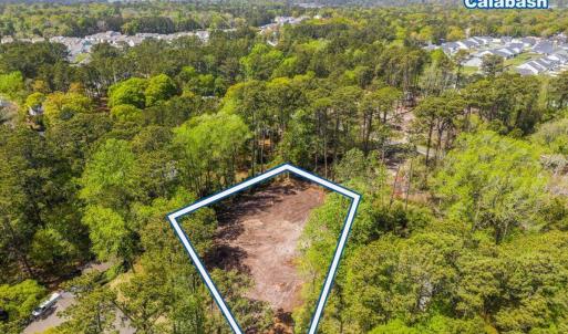 Aerial View of Building Site