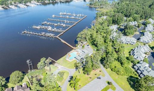 Marina aerial view