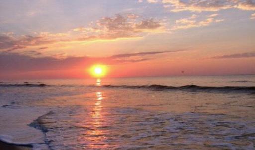 Sunrise at Sunset Beach