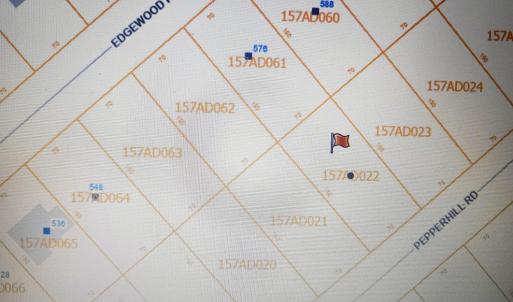 L-208 Pepperhill Rd., BSL, NC Plot map