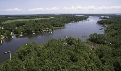 180 Tall Pines Drive Aerial of Creek