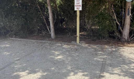 Golf Cart Parking at Beach Access