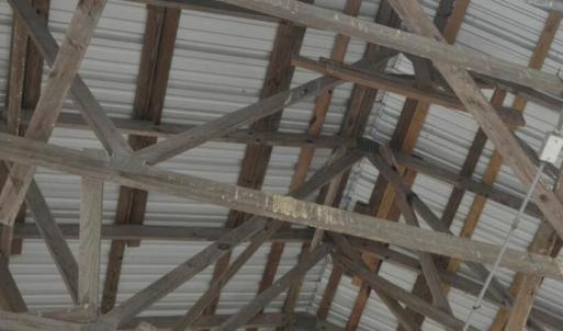 Truss and metal roof