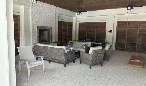 Outdoor Living Area of Clubhouse
