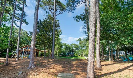 View looking back from dock