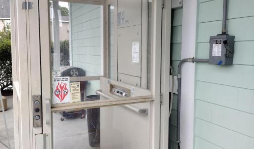 Clubhouse has elevator and ramp