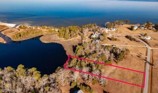 Aerial looking out to the Neuse