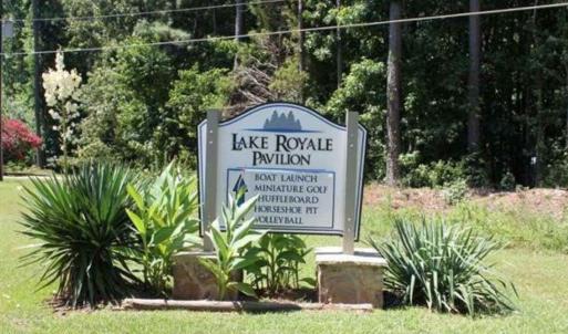 Lake Royale Sign
