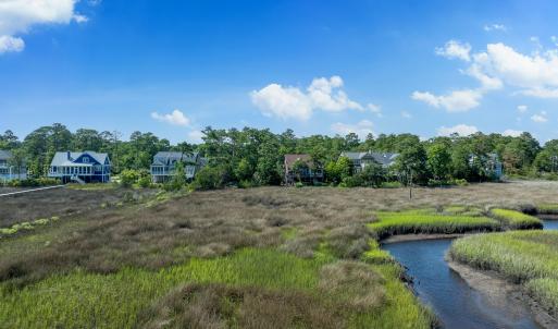 View of lot from the creek