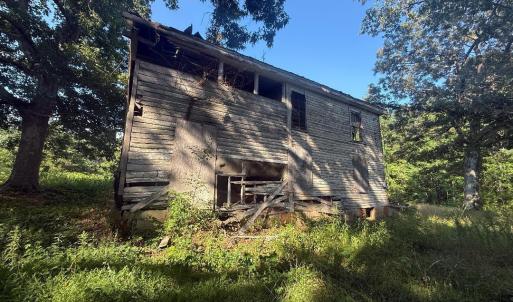 close up of uninhabitable home