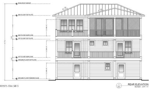 The Sea Haven Rear Elevation