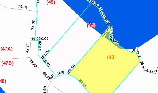 Lot 43 map