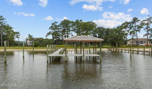 Covered Deck on Dock