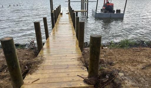 495 Pt V Dr pier under construction 2