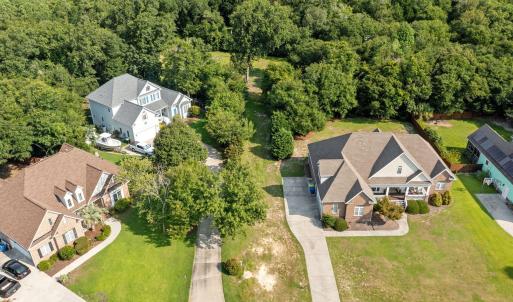 Driveway to lot