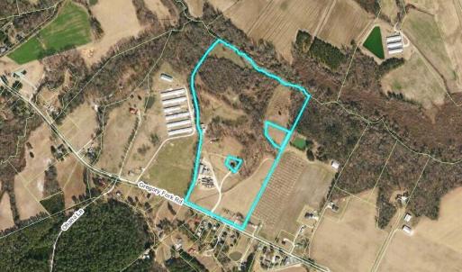 Gregory Fork Rd aerial tax map