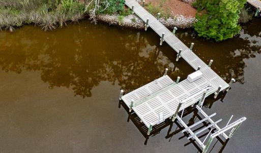 Dock with Boat Hoist