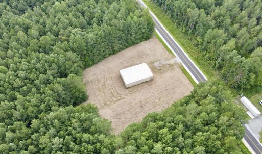 Back side of property