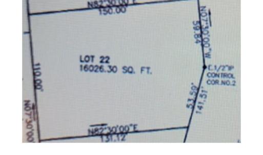 1845 Oak Harbour - Lot 22 dimension v2